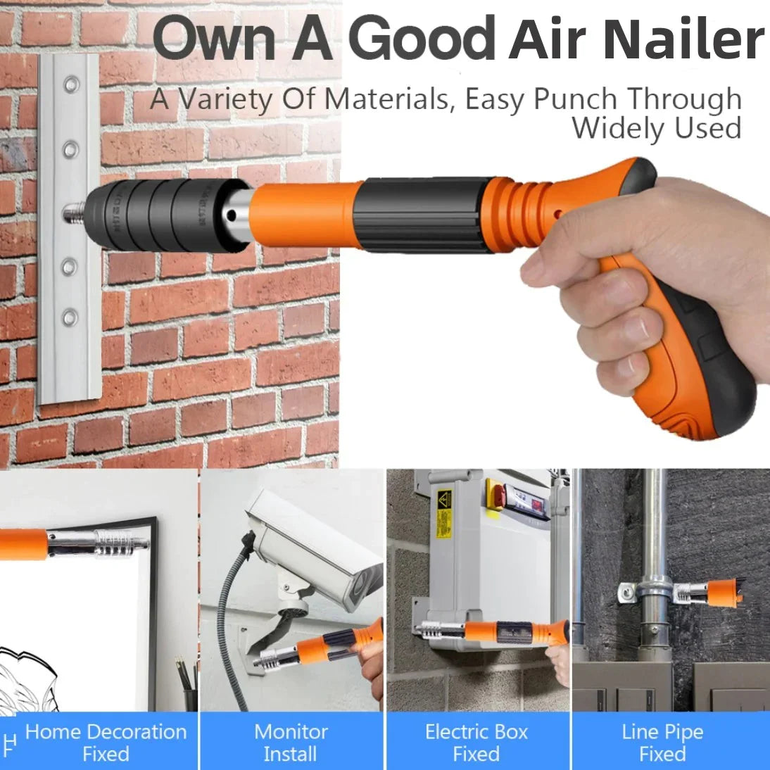 (🔥HOT SALE NOW 49% OFF🔥) - Woodworking and Decoration Integrated Nail shooter